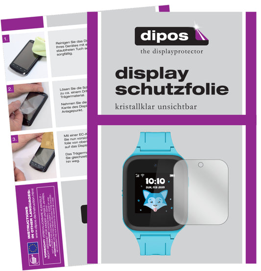 1x Schutzfolie klar für TCL Movetime Family Watch MT40S Display-Schutzfolie