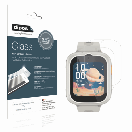 2x Screen Protector for TCL Movetime MT48 matte Flexible Glass 9H dipos