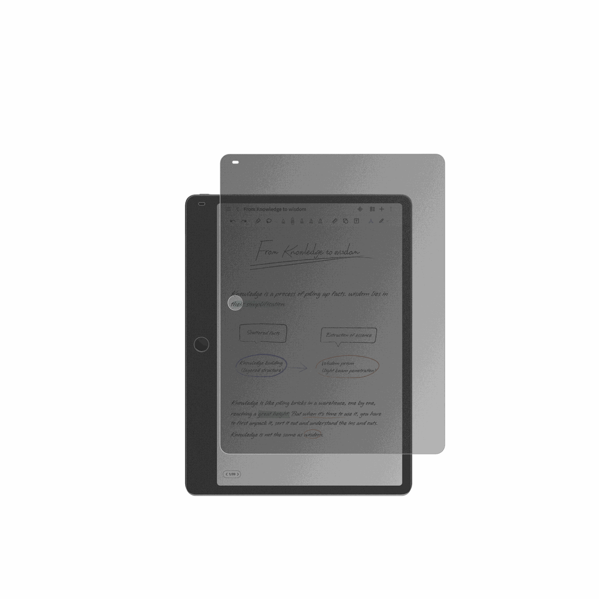 Screen Protector for TCL Note A1 NXTPaper Privacy Filter 4-Way Protection dipos