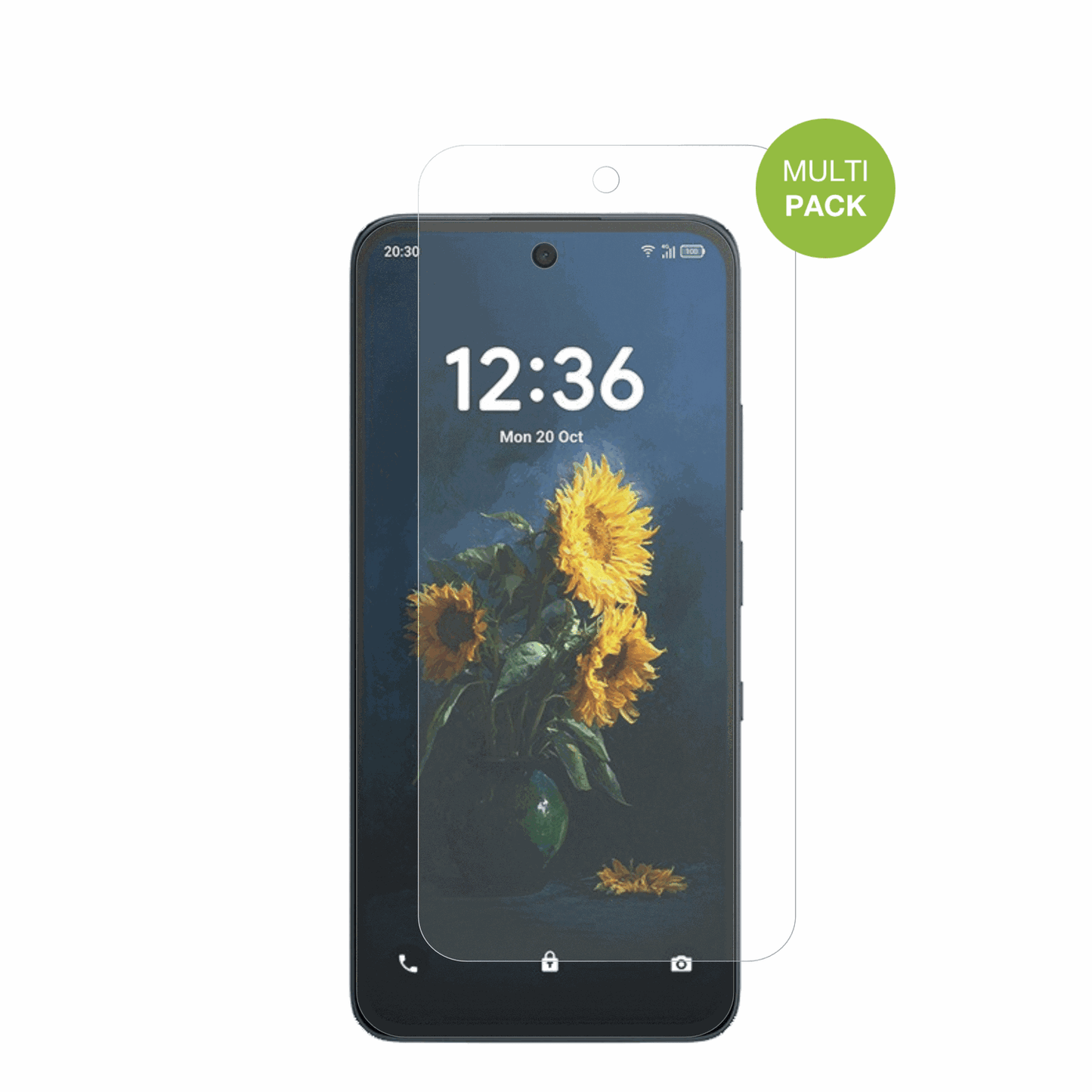 TCLNXTpaper 70 Pro mit aufgebrachter dipos Displayschutzfolie, die lästige Fingerabdrücke minimiert