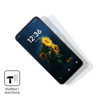 Schutz gegen Kratzer auf dem TCL NXTpaper 70 Pro Glas durch Schlüssel, Stöße gegen die Tischkante oder Stürze