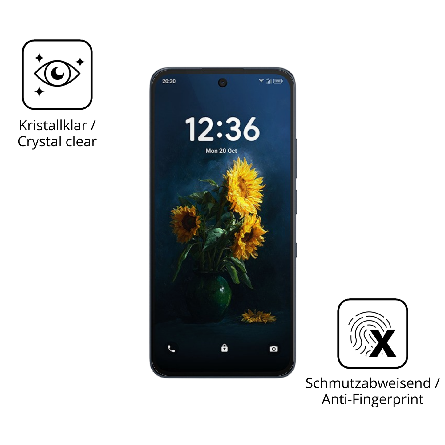 Flexible TPU-Folie passend zugeschnitten für TCL NXTpaper 70 Pro, vollständige Abdeckung