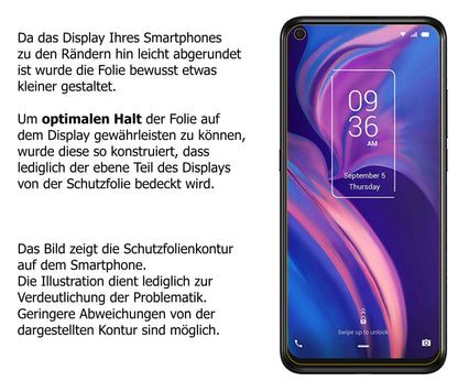 Dünne und klare Folie passend zugeschnitten für TCL Plex