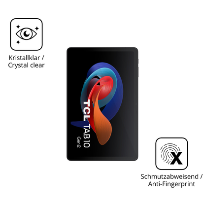 Flexible TPU-Folie passend zugeschnitten für TCL Tab 10 Gen 4, vollständige Abdeckung