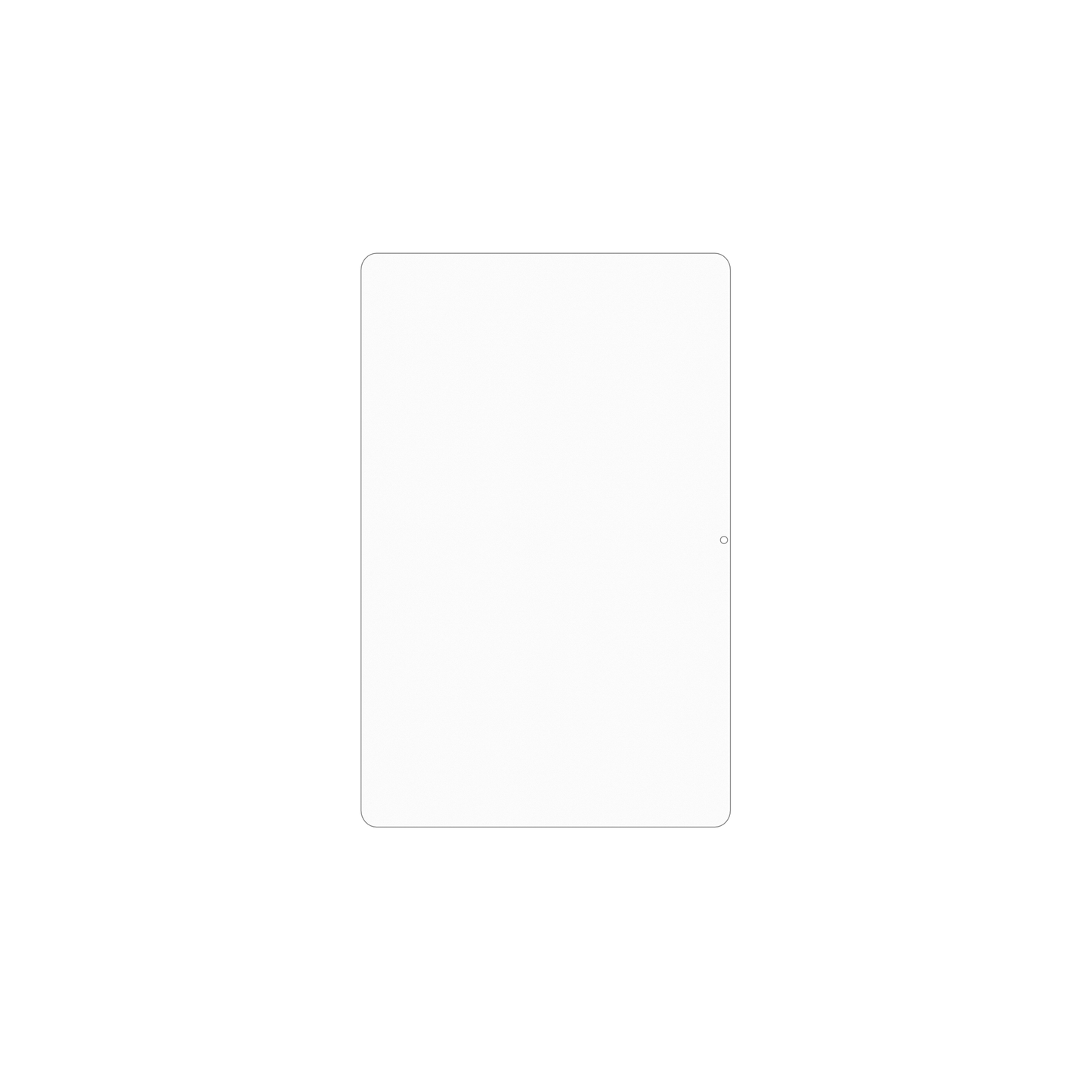 dipos Displayschutz für tcltab 10l gen 4, mattierte Oberfläche, geringe Dicke und perfekte Passform