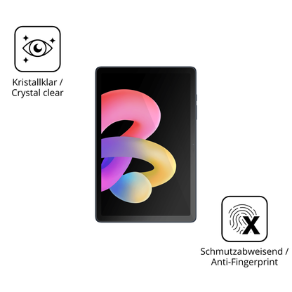 Flexible TPU-Folie passend zugeschnitten für tcltab 10l gen 4, vollständige Abdeckung
