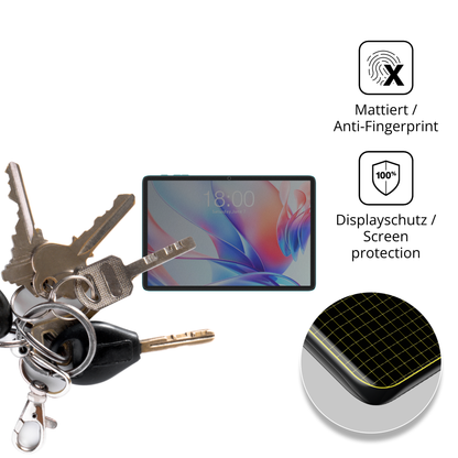 Blickschutzfolie für Teclast P30 matt Schutzfolie Privacy
