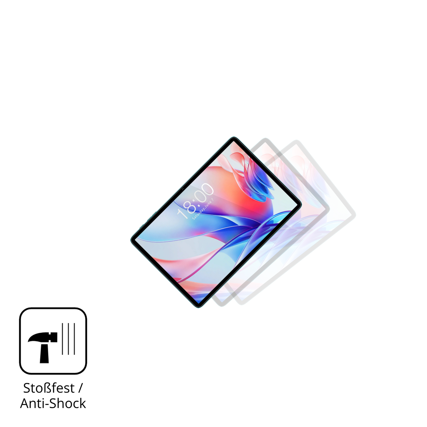 2x 9H Schutzfolie für Teclast P30 Panzerfolie