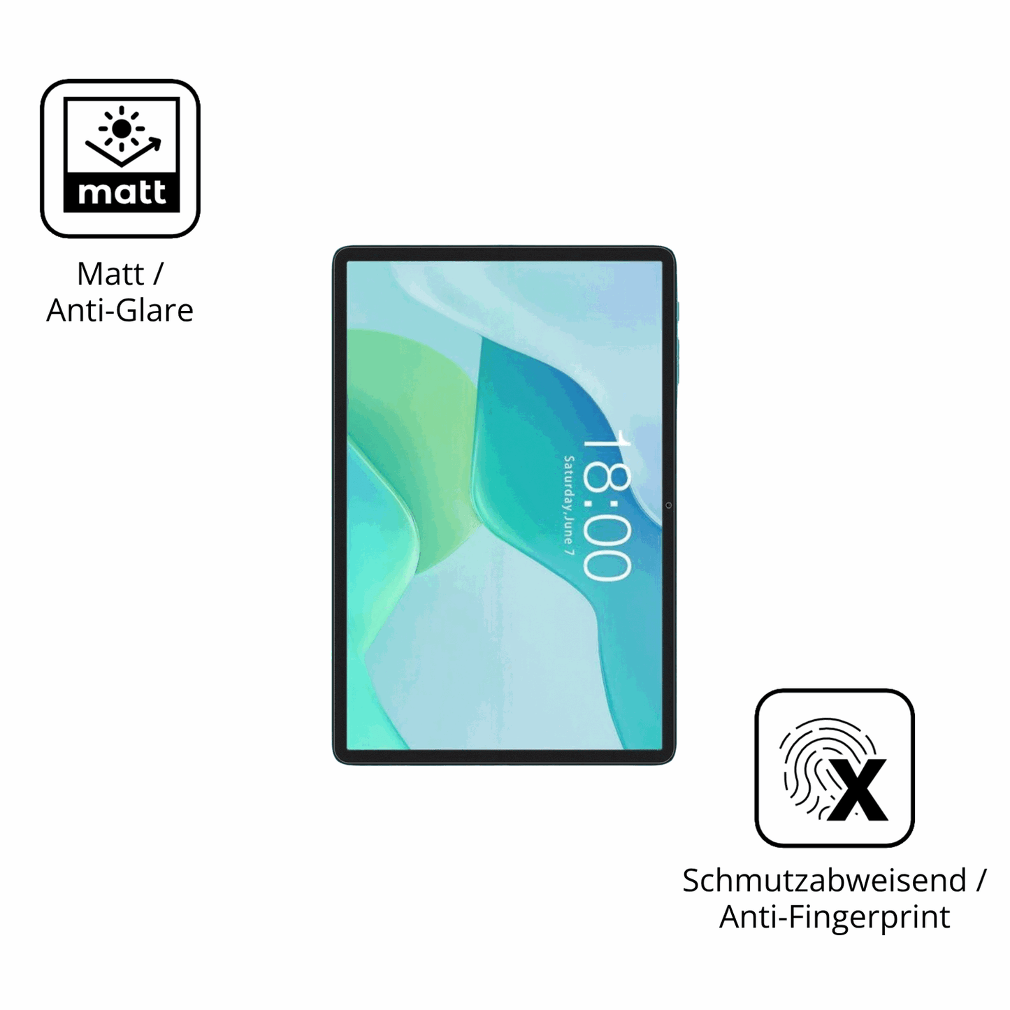 2x Screen Protector for Teclast P33 Protection Anti Glare dipos