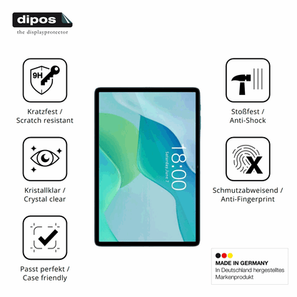 2x Screen Protector for Teclast P33 Flexible Glass 9H dipos