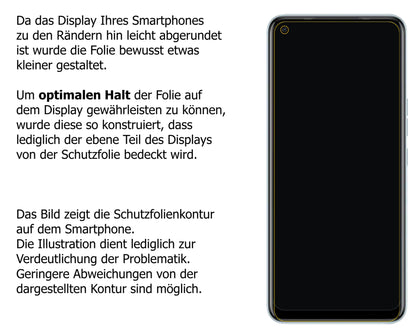2x Schutzfolie klar für Tecno Camon 16 Display-Schutzfolie