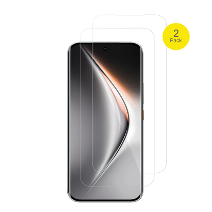TecnoPova Curve 2 5G mit aufgebrachter dipos Displayschutzfolie, glasklare Darstellung ohne Einschränkungen