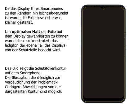Privatsphäre-Schutz durch Sichtschutz-Folie passend zugeschnitten für Tecno Spark 8