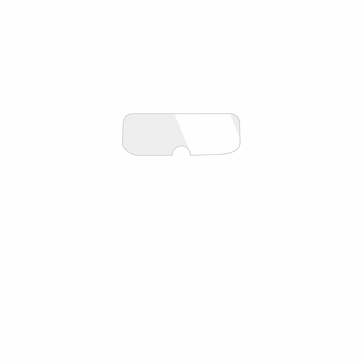 dipos Displayschutz für Tefal Easy Fry Mega, transparente Oberfläche, geringe Dicke und perfekte Passform