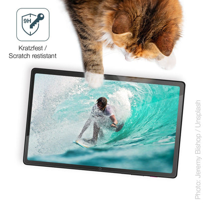 dipos Displayschutz für Telekom T Tablet, transparente Oberfläche, perfekte Passform auch für die Rundungen