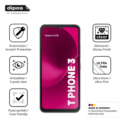 Displayschutz hergestellt in Deutschland, höchste Qualität made in Germany