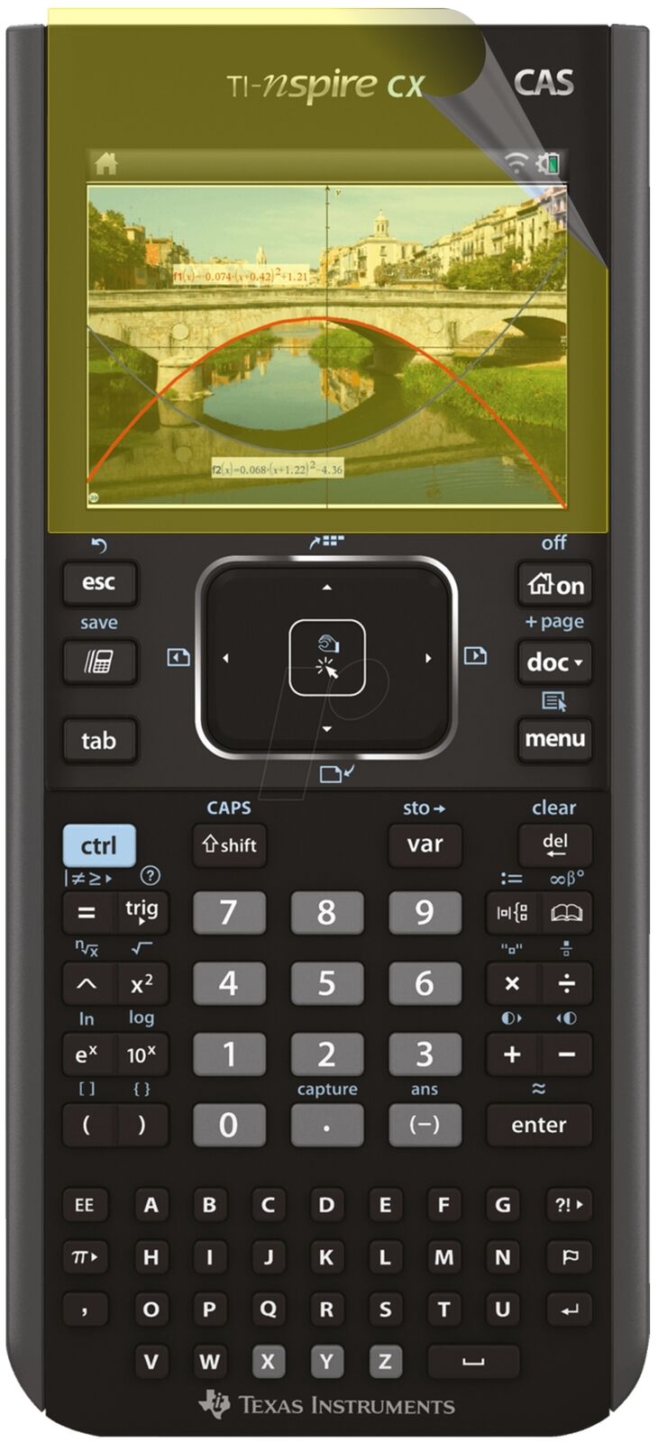 dipos Displayschutz für Texas Instruments TI Nspire CX CAS Taschenrechner, transparente Oberfläche, geringe Dicke und perfekte Passform