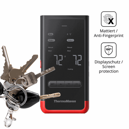 dipos Displayschutz für ThermoMaven P2, mattierte Oberfläche, Blickschutzfilter und perfekter Passform