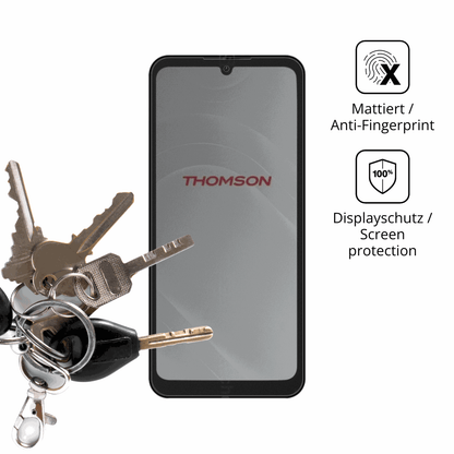 dipos Displayschutz für Thomson Origin 680, mattierte Oberfläche, Blickschutzfilter und perfekter Passform