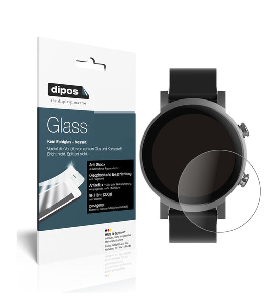 Screen Protector for TicWatch E3 Smartwatch matte Flexible Glass 9H dipos
