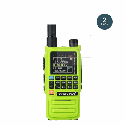 tidradioh3 plus mit aufgebrachter dipos Panzerfolie, die lästige Fingerabdrücke minimiert