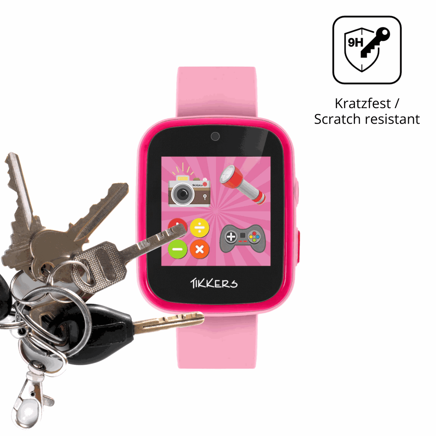 dipos Displayschutz für Tikkers ATK1084, mattierte Oberfläche, robuste Festigkeit und perfekte Passform