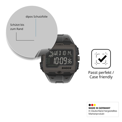 Schutzglasfolie mit optimaler Passform, zur Verwendung mit Hüllen geeignet