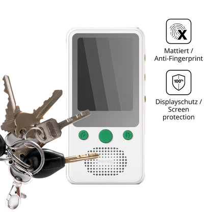 dipos Displayschutz für TIMMKOO A5, mattierte Oberfläche, Blickschutzfilter und perfekter Passform