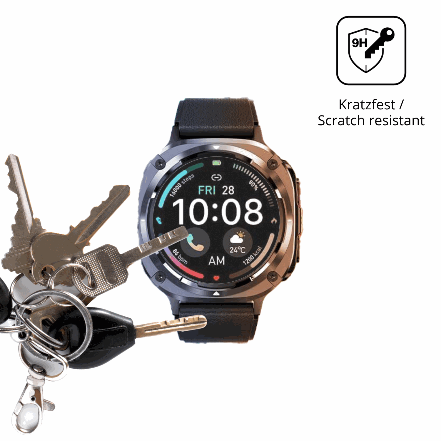 dipos Displayschutz für TIMU S90 1.45 Zoll, mattierte Oberfläche, robuste Festigkeit und perfekte Passform