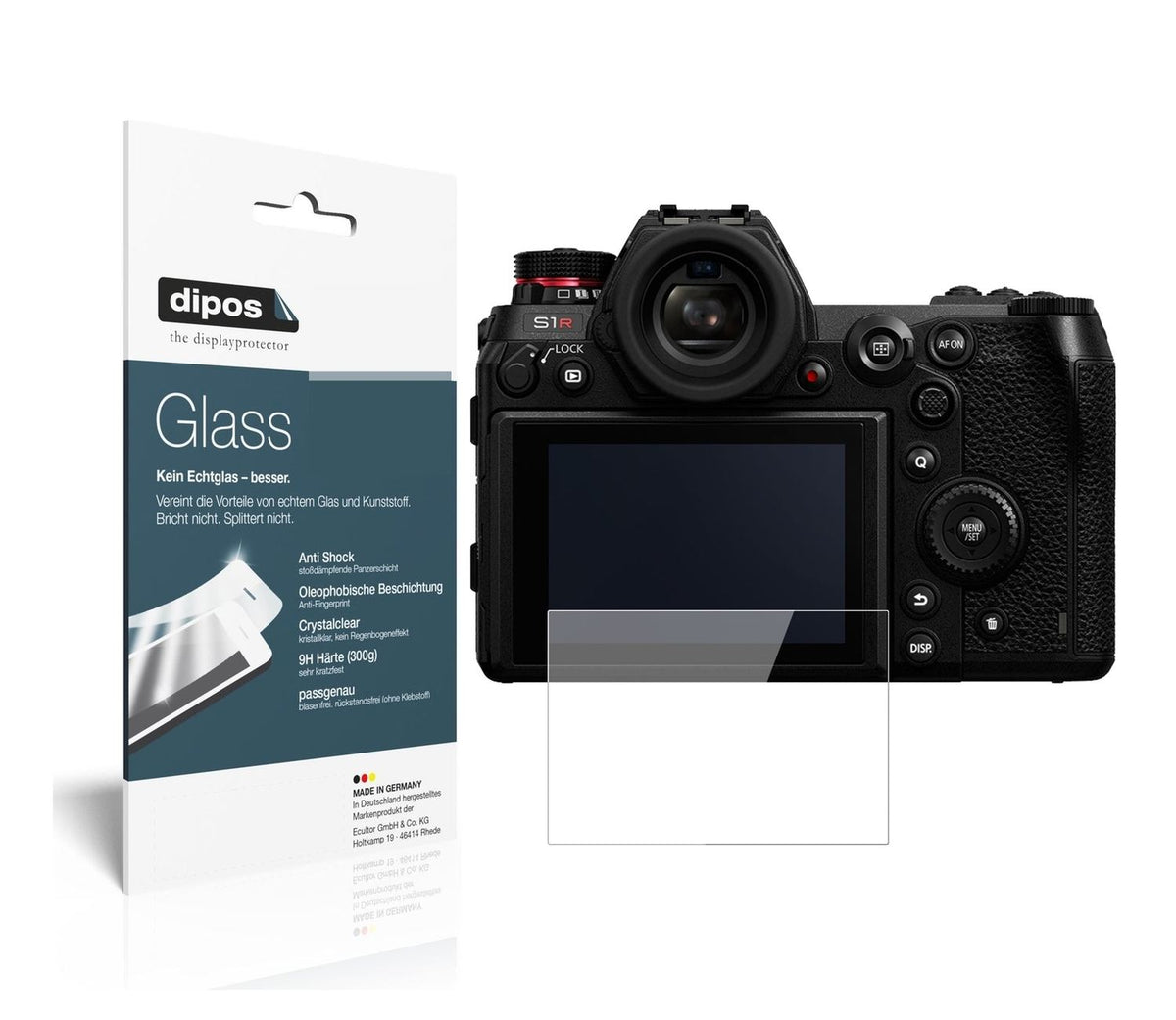 Screen Protector for I Panasonic Lumix S1 I Flexible Glass I Film I 9H I dipos