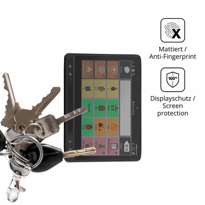 dipos Displayschutz für Tobii Dynavox TD I-16, mattierte Oberfläche, Blickschutzfilter und perfekter Passform