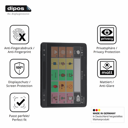 Privatsphäre-Schutz durch Sichtschutz-Folie passend zugeschnitten für Tobii Dynavox TD I-16