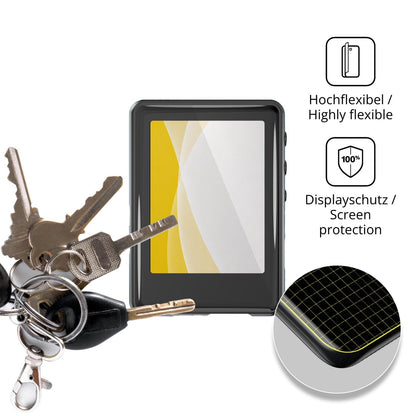 dipos Displayschutz für tokemisc S7, transparente Oberfläche, geringe Dicke und perfekte Passform
