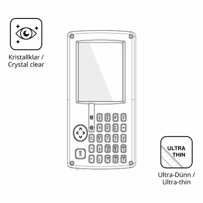 2x Screen Protector for Topcon GPT-7500 Protection Crystal Clear dipos