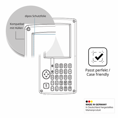 2x Screen Protector for Topcon GPT-7500 Protection Crystal Clear dipos
