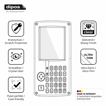 2x Screen Protector for Topcon GPT-7500 Protection Crystal Clear dipos