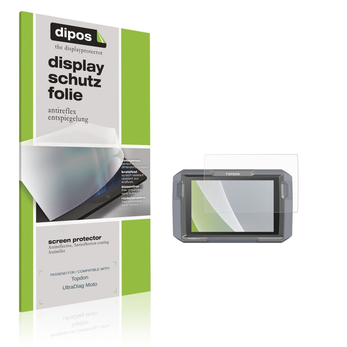 2x Screen Protector for Topdon UltraDiag Moto Protection Anti Glare dipos