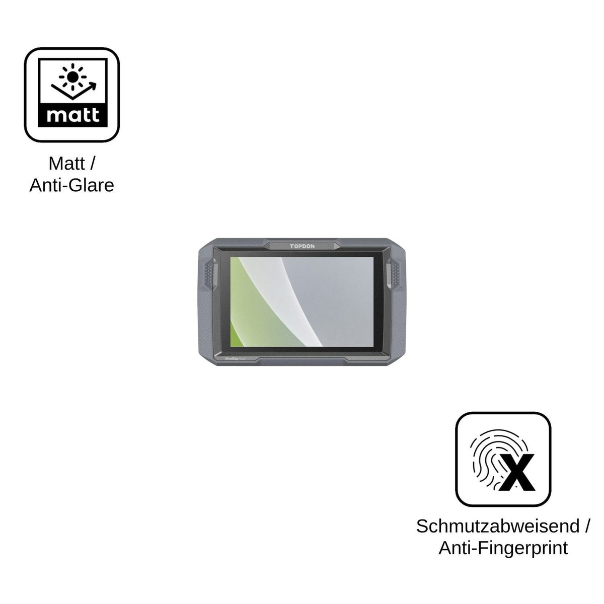2x Screen Protector for Topdon UltraDiag Moto Protection Anti Glare dipos