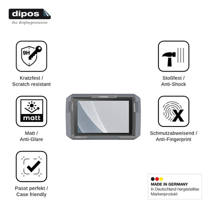 2x Screen Protector for Topdon UltraDiag Moto matte Flexible Glass 9H dipos