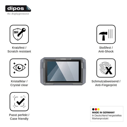 2x Screen Protector for Topdon UltraDiag Moto Flexible Glass 9H dipos