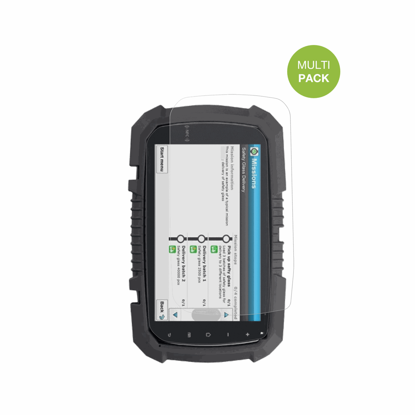 2x Screen Protector for Topicon MDT765 Protection Anti Glare dipos