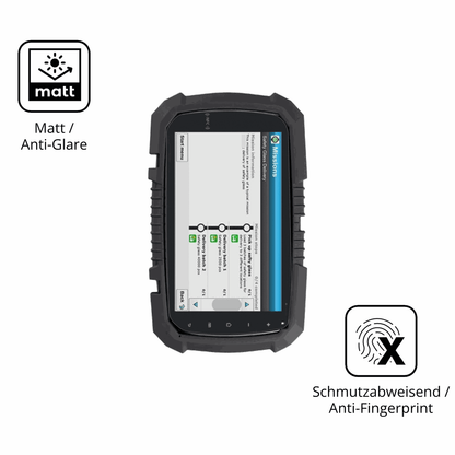 2x Screen Protector for Topicon MDT765 matte Flexible Glass 9H dipos
