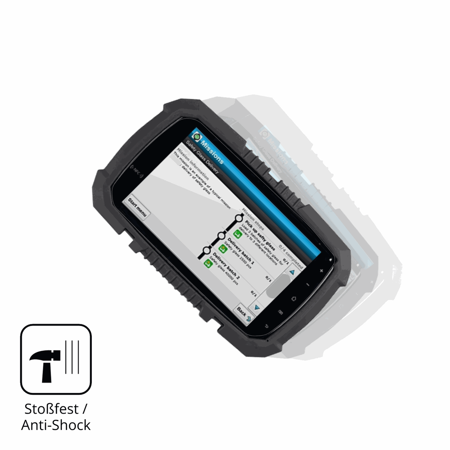 2x Screen Protector for Topicon MDT765 Flexible Glass 9H dipos