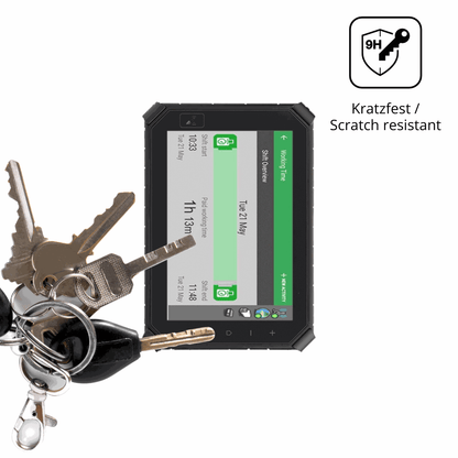 dipos Displayschutz für Topicon MDT864, mattierte Oberfläche, robuste Festigkeit und perfekte Passform