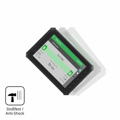 Schutz gegen Kratzer auf dem Topicon MDT864 Glas durch Schlüssel, Stöße gegen die Tischkante oder Stürze