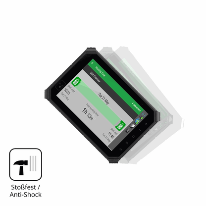 Schutz gegen Kratzer auf dem Topicon MDT864 Glas durch Schlüssel, Stöße gegen die Tischkante oder Stürze