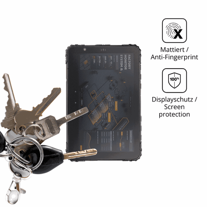 dipos Displayschutz für Topicon MDT880, mattierte Oberfläche, Blickschutzfilter und perfekter Passform