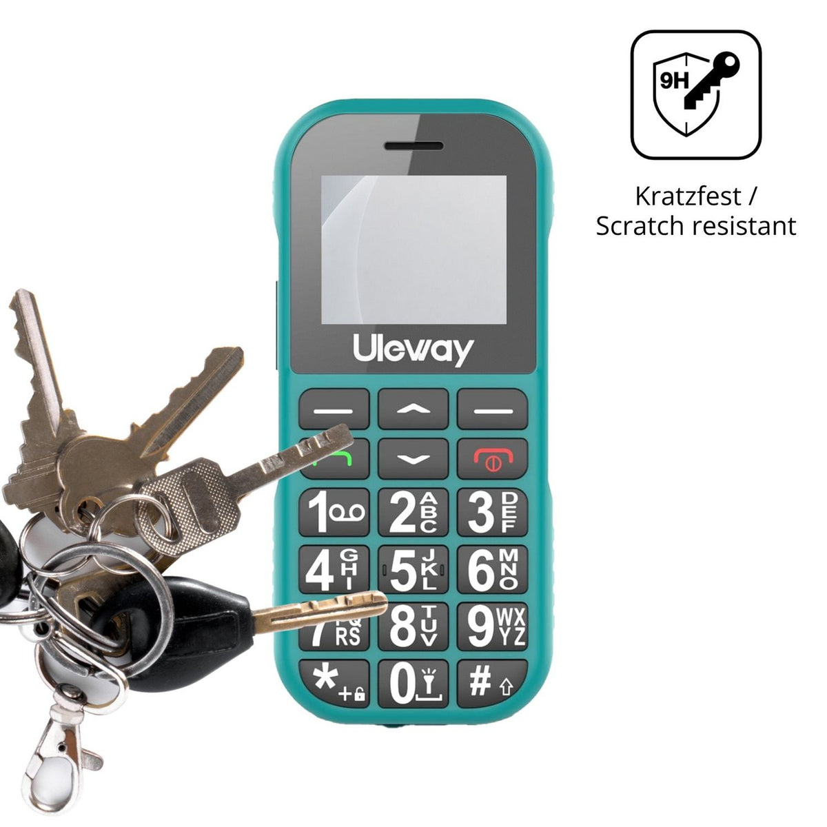dipos Displayschutz für Tosaju T190, mattierte Oberfläche, robuste Festigkeit und perfekte Passform