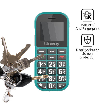 dipos Displayschutz für Tosaju T190, mattierte Oberfläche, Blickschutzfilter und perfekter Passform