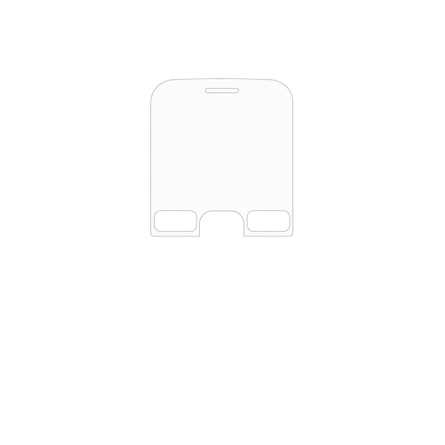 dipos Displayschutz für Tosaju T2401, mattierte Oberfläche, geringe Dicke und perfekte Passform